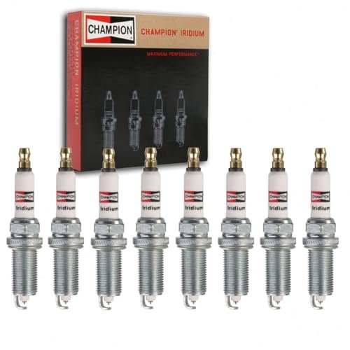 8 pc Champion Iridium Spark Plugs compatible with Dodge...