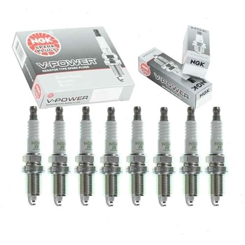 8 pc NGK V-Power Spark Plugs compatible with Dodge Ram...