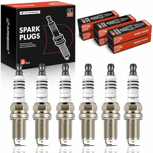 A-Premium Iridium Platinum Spark Plugs Compatible with BMW...