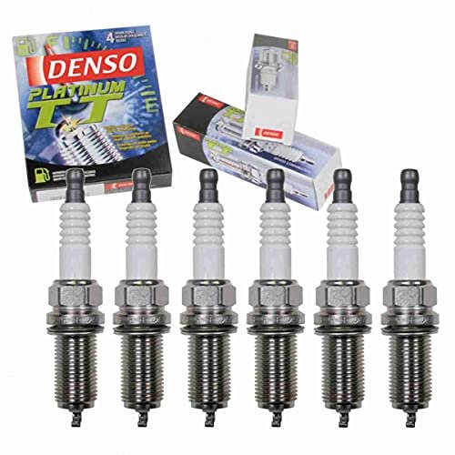 6 pc DENSO Platinum TT Spark Plugs compatible with Toyota...
