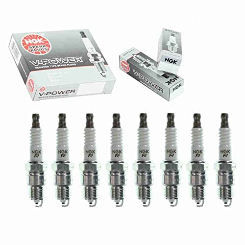 8 pc NGK V-Power Spark Plugs compatible with Ford F-250...