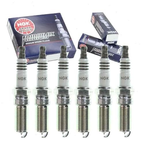 6 pc NGK Iridium IX Spark Plugs compatible with Ford...
