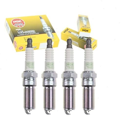 4 pc NGK G-Power Spark Plugs compatible with Ford Fiesta...