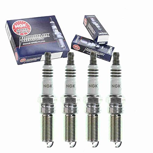 4 pc NGK Iridium IX Spark Plugs compatible with Ford...