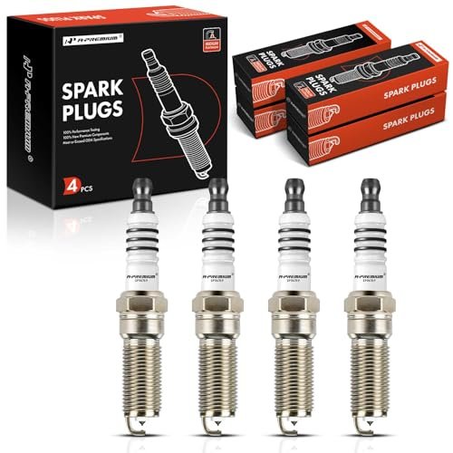A-Premium Iridium Platinum Spark Plugs Compatible with Ford...