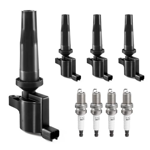 Ignition Coil Pack Spark Plugs Combo fit for 2.0 2.3...