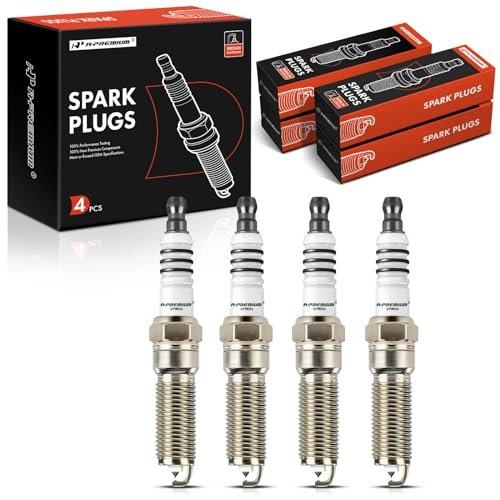 A-Premium Iridium Platinum Spark Plugs Compatible with Ford...