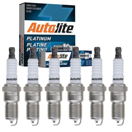 6 pc Autolite Platinum Spark Plugs compatible with Ford...