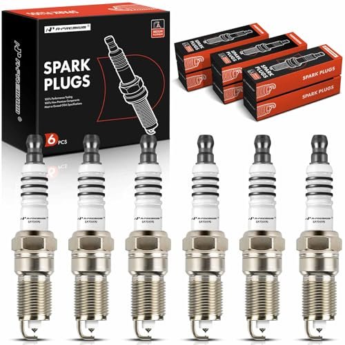 A-Premium Iridium & Platinum Spark Plugs Compatible with...