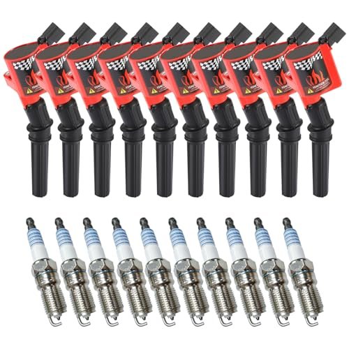 CarBole Ignition Coils Pack DG508 & Iridium Spark Plug...