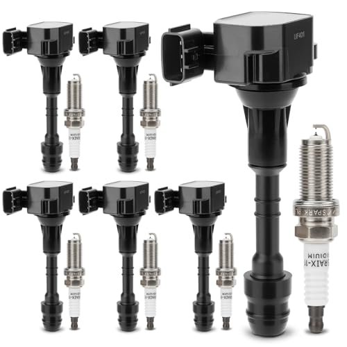 UF401 Ignition Coil & 4469 Double Iridium Spark Plug 6PCS...