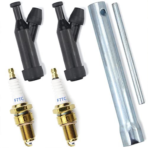 GREPSPUD 2pcs F7TC Spark Plugs GX120 GX160 GX200 GX240...