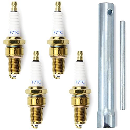 GREPSPUD 4pcs F7TC Spark Plugs GX120 GX160 GX200 GX240...