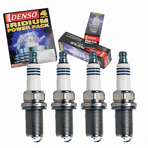 4 pc DENSO Iridium Power Spark Plugs compatible with...