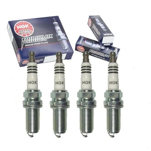 4 pc NGK Iridium IX Spark Plugs compatible with Hyundai...