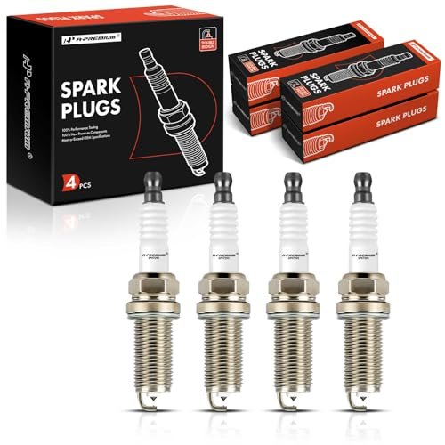 A-Premium Double Iridium Spark Plugs Compatible with Toyota...