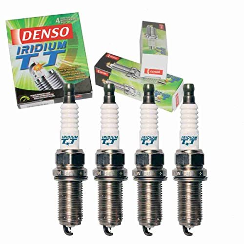 4 pc DENSO Iridium TT Spark Plugs compatible with Hyundai...