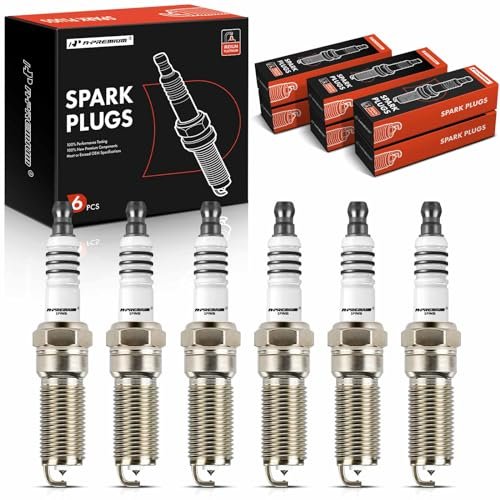A-Premium Iridium Platinum Spark Plugs Compatible with...