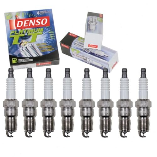 8 pc DENSO Platinum TT Spark Plugs compatible with GMC...