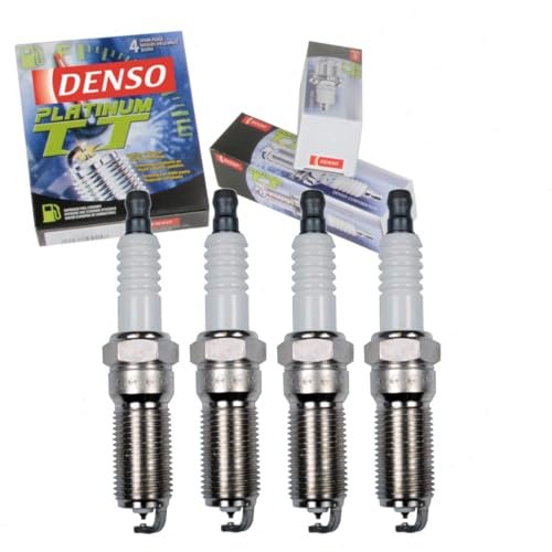 4 pc DENSO Platinum TT Spark Plugs compatible with GMC...