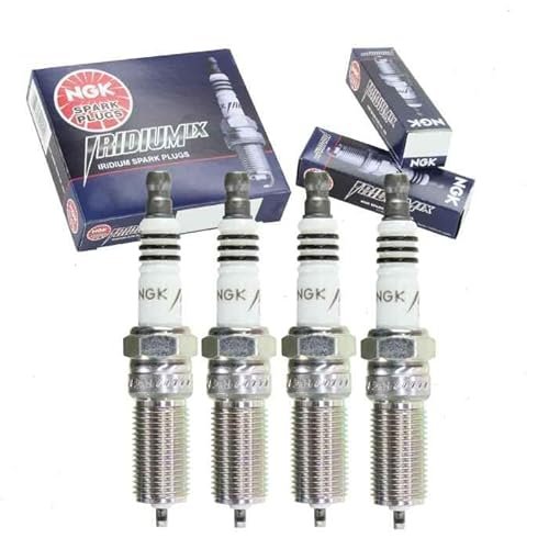 4 pc NGK Iridium IX Spark Plugs compatible with GMC...