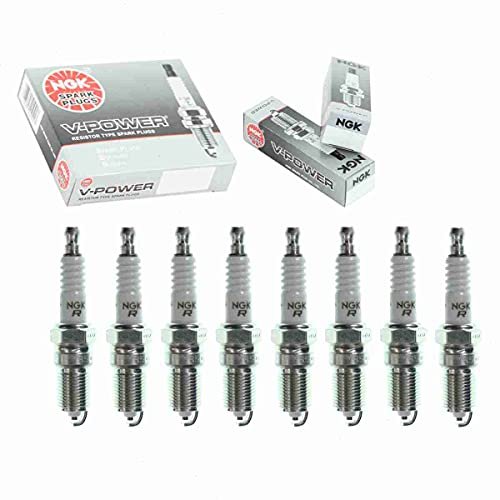 8 pc NGK V-Power Spark Plugs compatible with GMC Yukon...