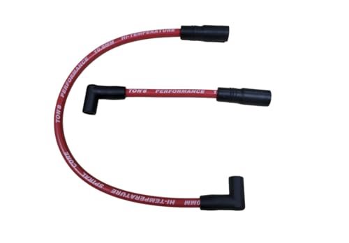 Red 10mm Spark Plug Wires for Harley Davidson Big Twin...