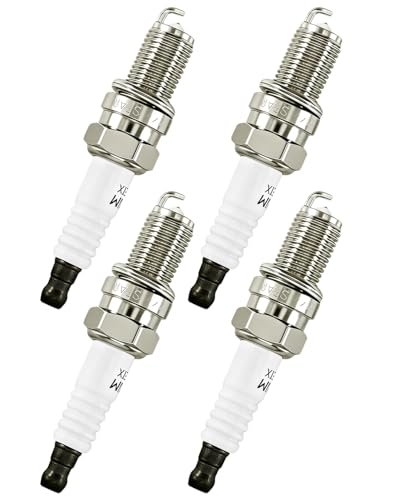 4 Pack 6046 Iridium IX DCPR7EIX Spark Plugs Fit for...