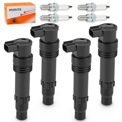 4pcs Ignition Coils & Iridium Spark Plugs For Suzuki...