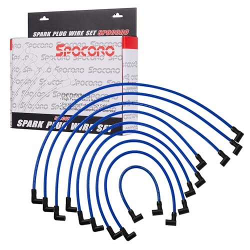 Spocoro 10.5mm High Performance Spark Plug Wires Set...