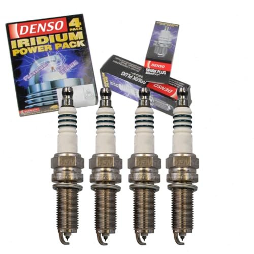 4 pc DENSO Iridium Power Spark Plugs compatible with...