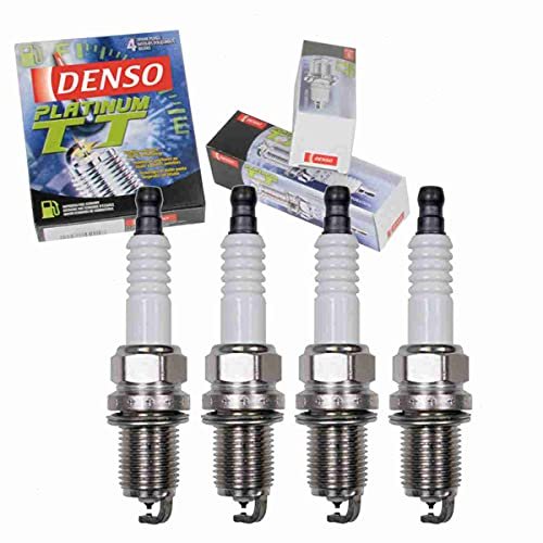 4 pc DENSO Platinum TT Spark Plugs compatible with Honda...