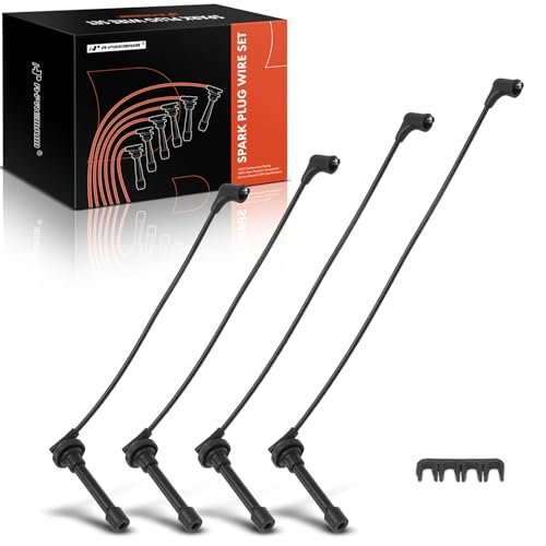 A-Premium Ignition Spark Plug Wires Set of 4 Compatible...