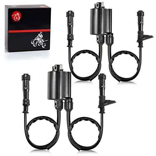 MOTO1988 2set of Ignition Coil & Spark Plug Cap For...