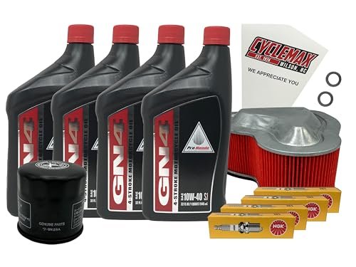 Cyclemax Standard 10W-40 Tune-Up Kit compatible with...