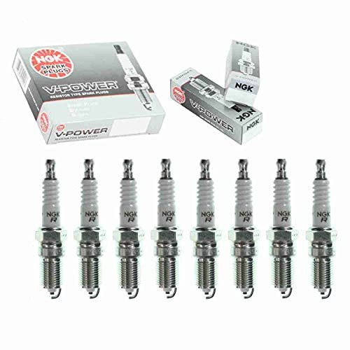 8 pc NGK V-Power Spark Plugs compatible with Hummer H2...