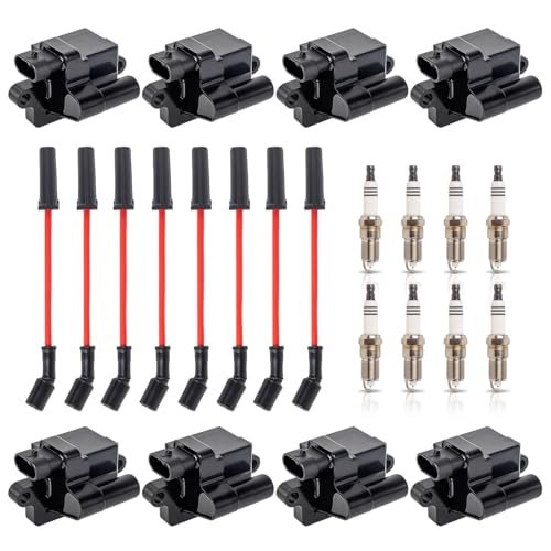 ENA Set of 8 Square Ignition Coil 8 Platinum Spark...