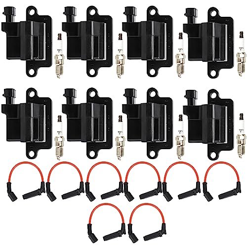 Square Ignition Coil Pack + Iridium Spark Plugs for 03-06...