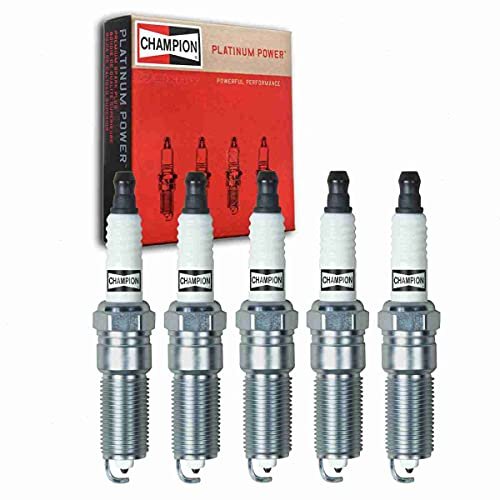 5 pc Champion Platinum Spark Plugs compatible with Hummer...