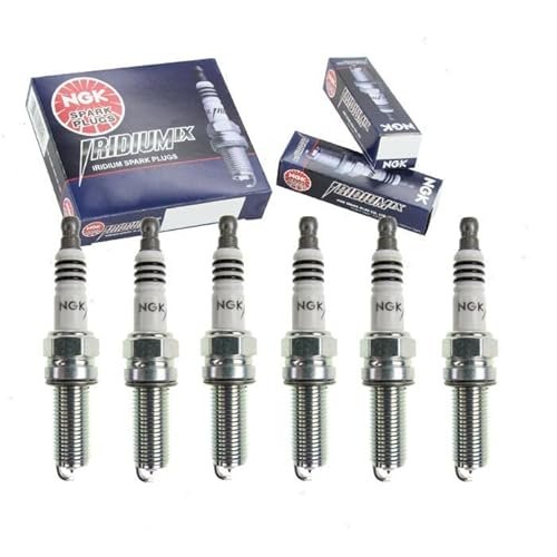 6 pc NGK Iridium IX Spark Plugs compatible with Jeep...