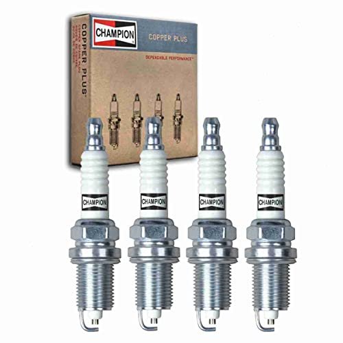 4 pc Champion Copper Plus Spark Plugs compatible with...