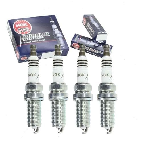 4 pc NGK Iridium IX Spark Plugs compatible with Jeep...