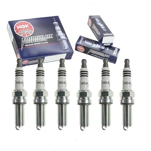 6 pc NGK Iridium IX Spark Plugs compatible with Jeep...