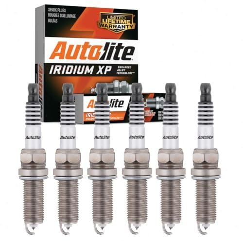 6 pc Autolite Iridium XP Spark Plugs compatible with Jeep...