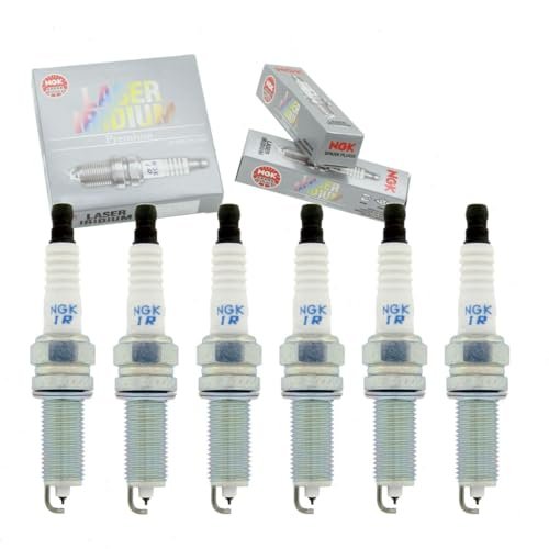 6 pc NGK Laser Iridium Spark Plugs compatible with Jeep...