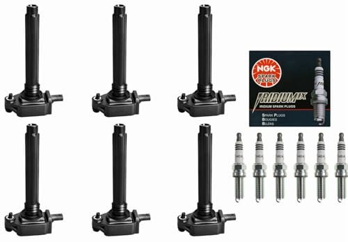 HIKARU PARTS UF648 Ignition Coil Packs & NGK Iridium...