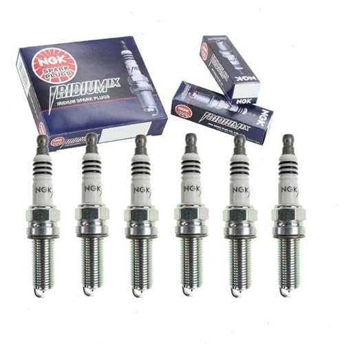 6 pc NGK Iridium IX Spark Plugs compatible with Jeep...