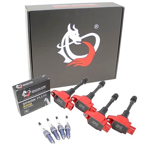 DRAGON FIRE PERFORMANCE Ignition Coils IRIDIUM Spark Plugs...