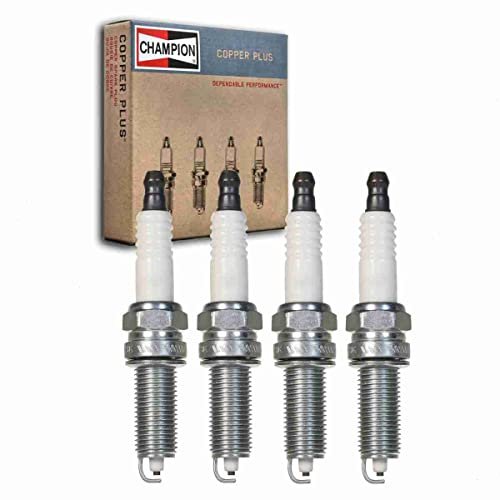 4 pc Champion Copper Plus Spark Plugs compatible with Kia...