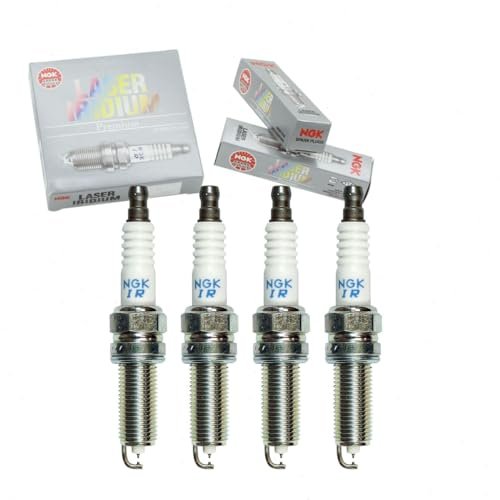 4 pc NGK Laser Iridium Spark Plugs compatible with Kia...